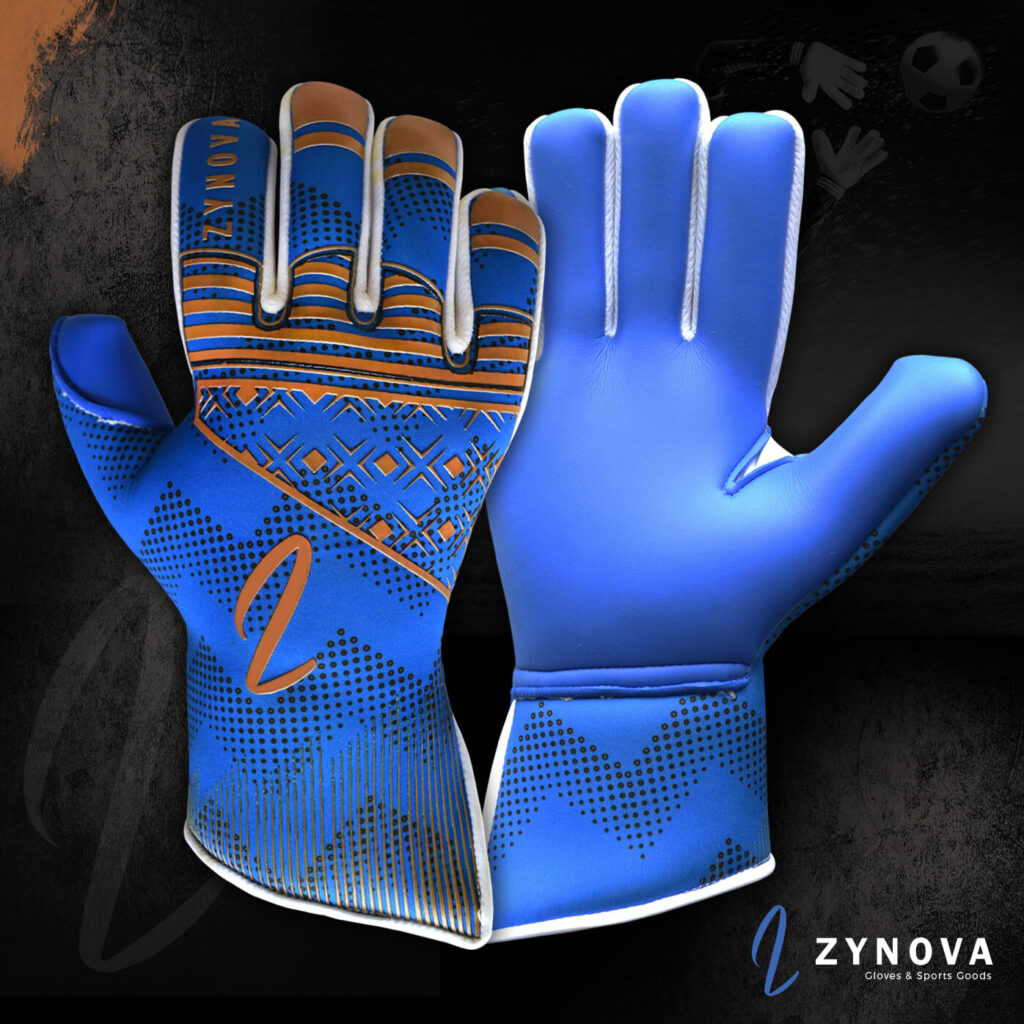 Goal keeper Gloves blue Long