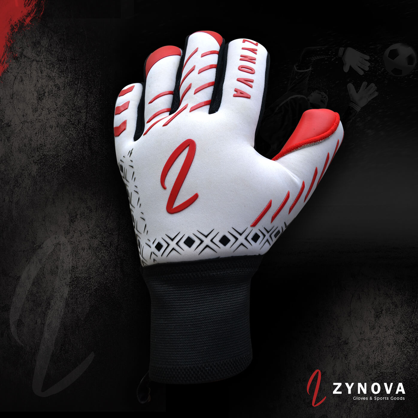 Red Goal Keeper Gloves
